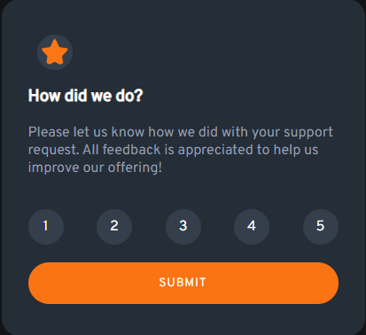 Interactive rating component